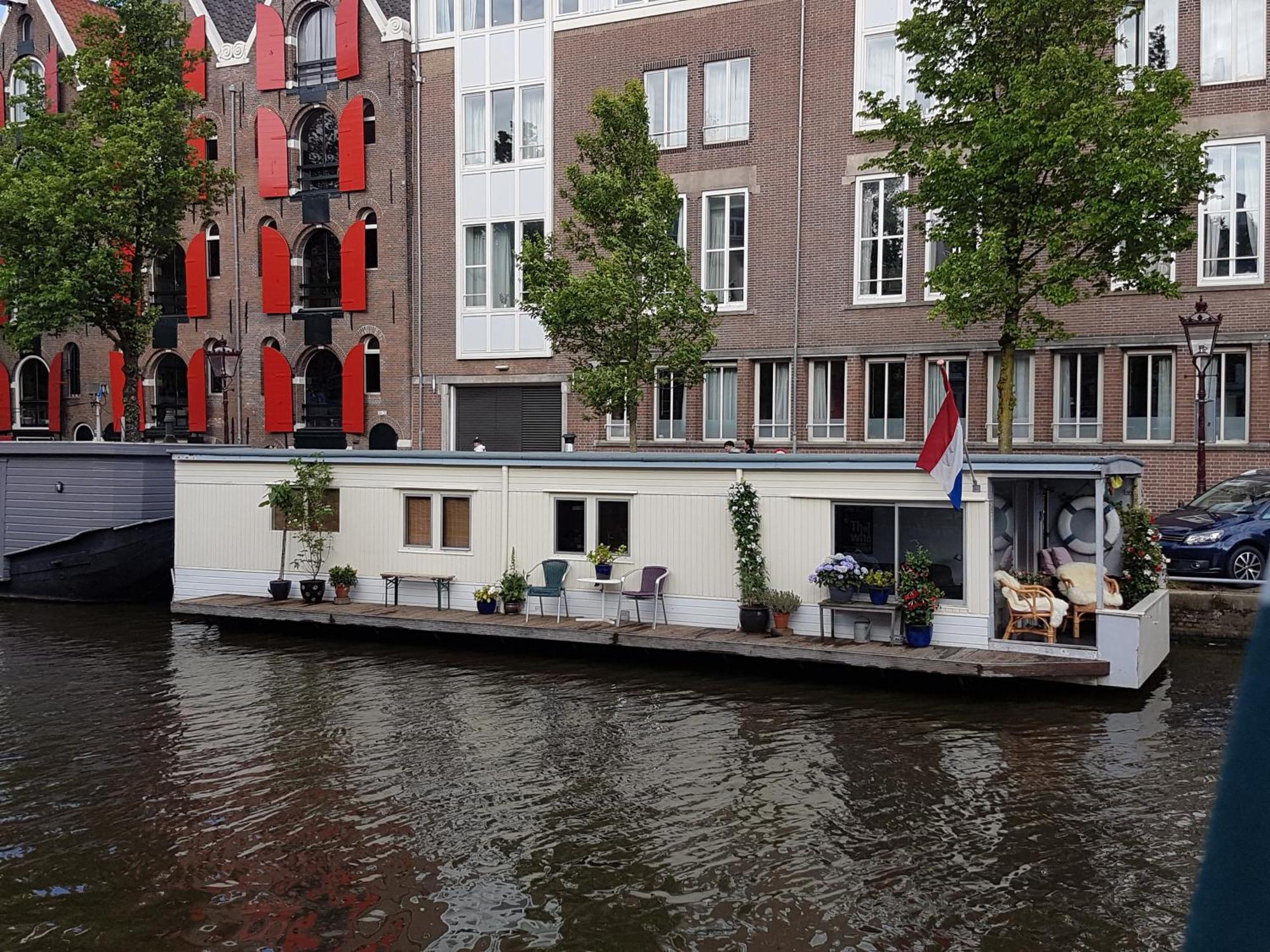 Pantheos Top Houseboat Amszterdam Kültér fotó